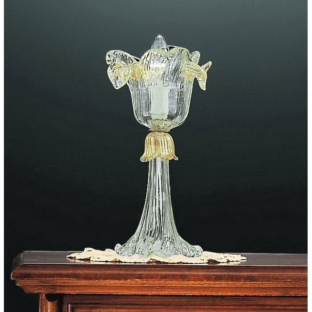 Accademia Murano glass bedside lamp