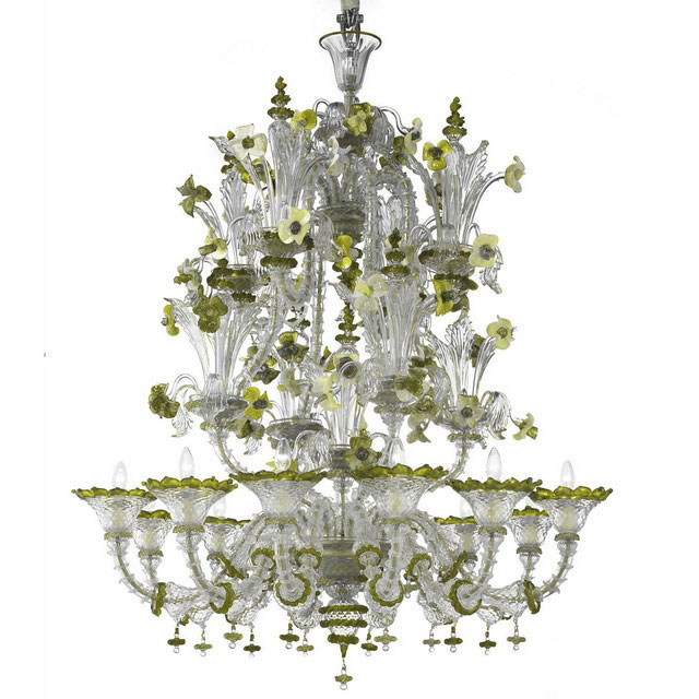 Santa Fosca Murano glass chandelier