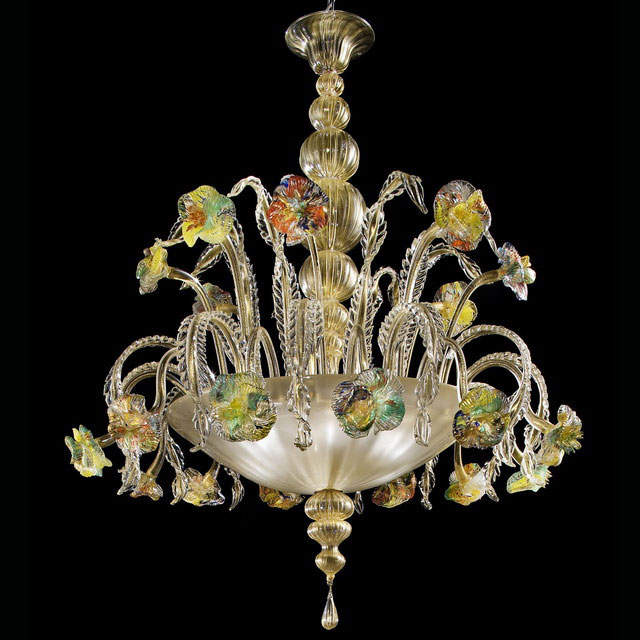 San Clemente Murano glass ceiling light