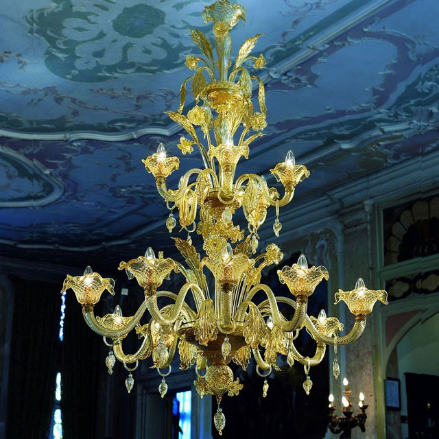 Artemisia Murano glass chandelier