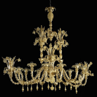 Oasi oval Murano glass chandelier