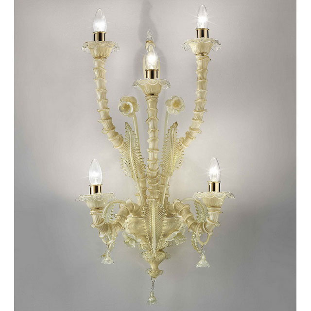 Maddalena Murano glass wall sconce
