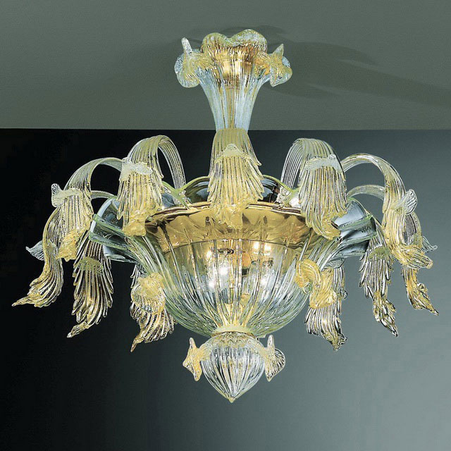 Accademia Murano glass ceiling light