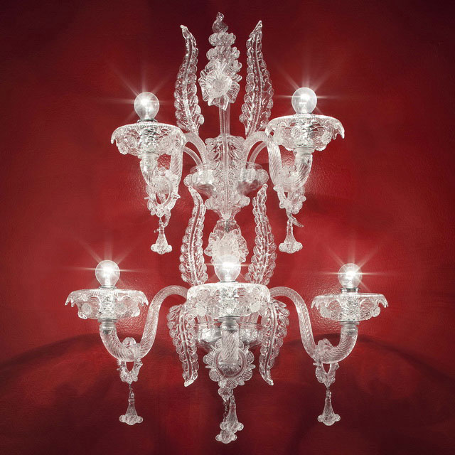 Santa Lucia Murano glass sconce