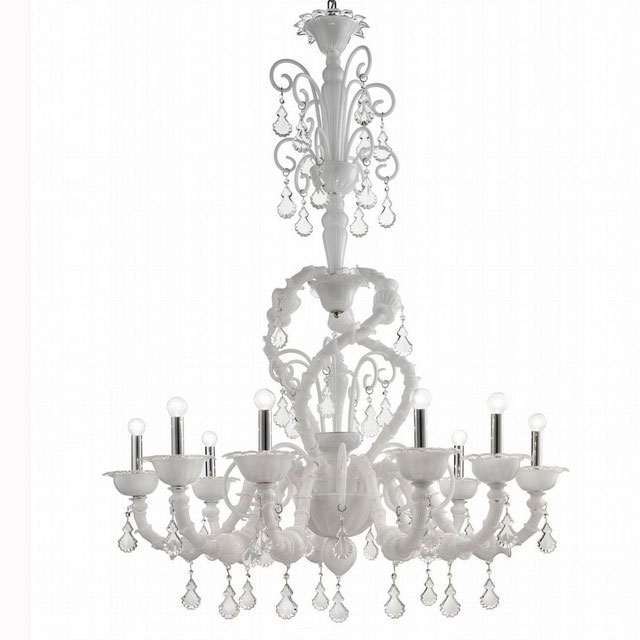 Neve Murano glass chandelier