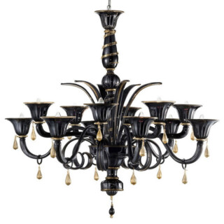 Griso Murano glass chandelier