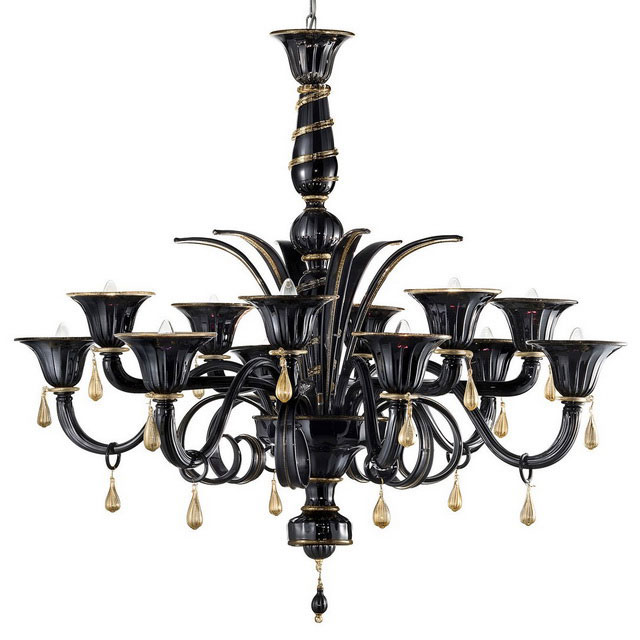 Griso Murano glass chandelier