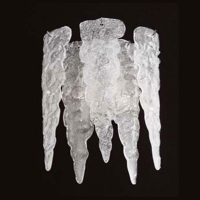 Stalattite Murano glass wall sconce