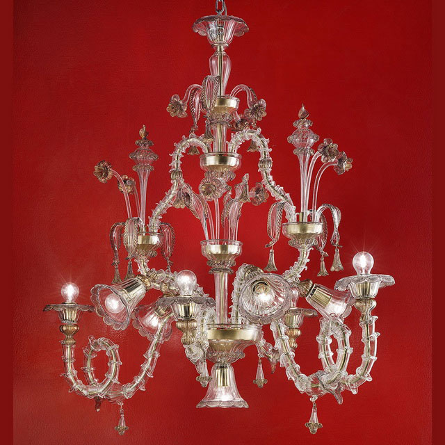 Agenore Murano glass chandelier
