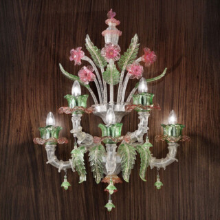 Ines Murano glass wall sconce