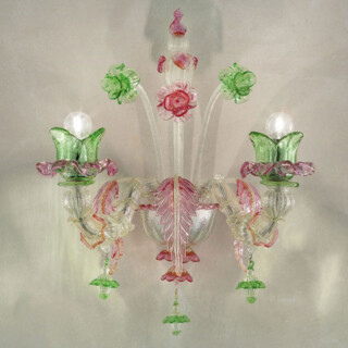 Ines Murano glass wall sconce