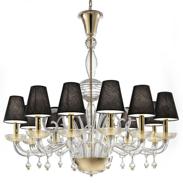 Soave Murano glass chandelier