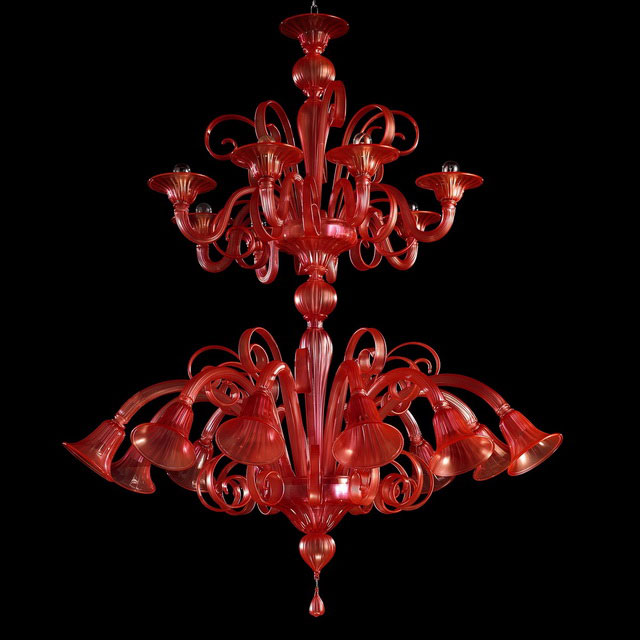 Malvasia Murano glass chandelier