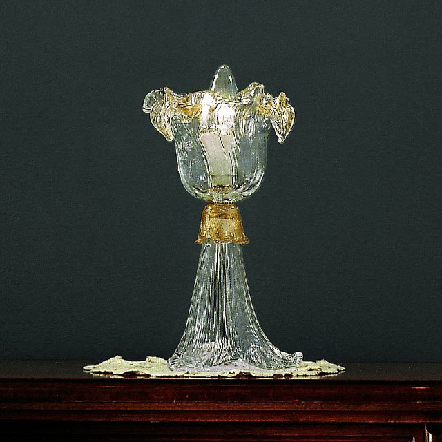 Flora Murano glass bedside lamp