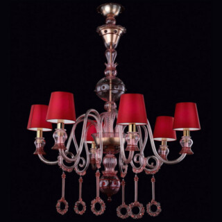 Mercury Murano glass chandelier