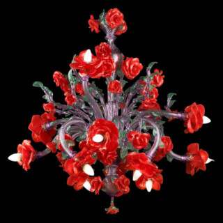 Flamenco Murano glass chandelier