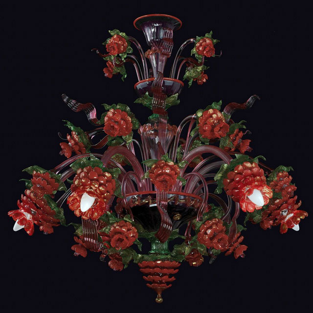 Teresa Murano glass chandelier