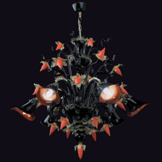 Capriccio Murano glass chandelier