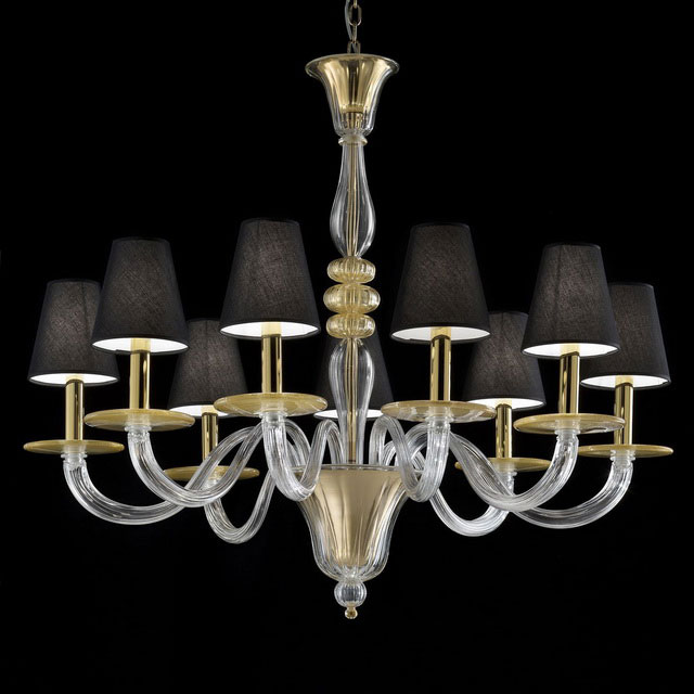 Leda Murano glass chandelier