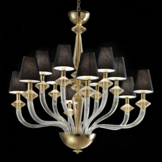 Keira Murano glass chandelier