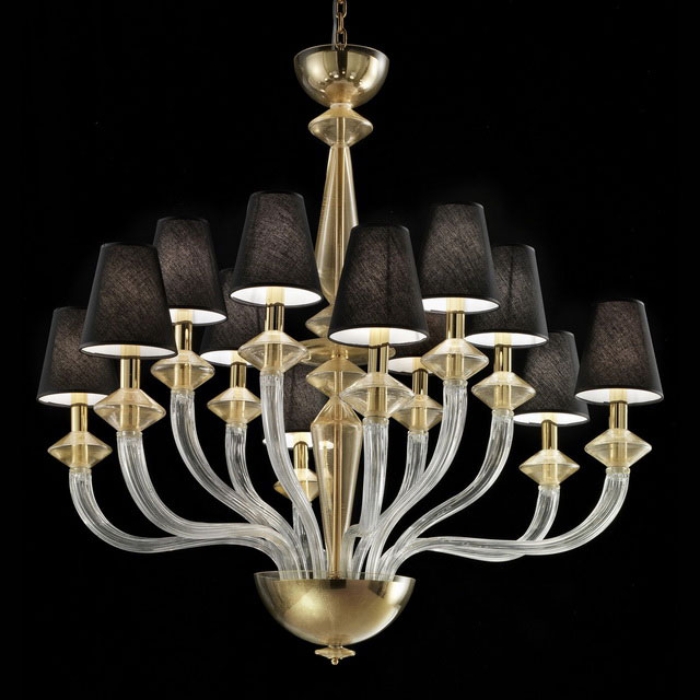 Keira Murano glass chandelier