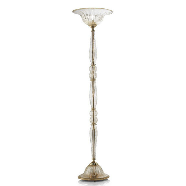 Roma Murano glass floor lamp