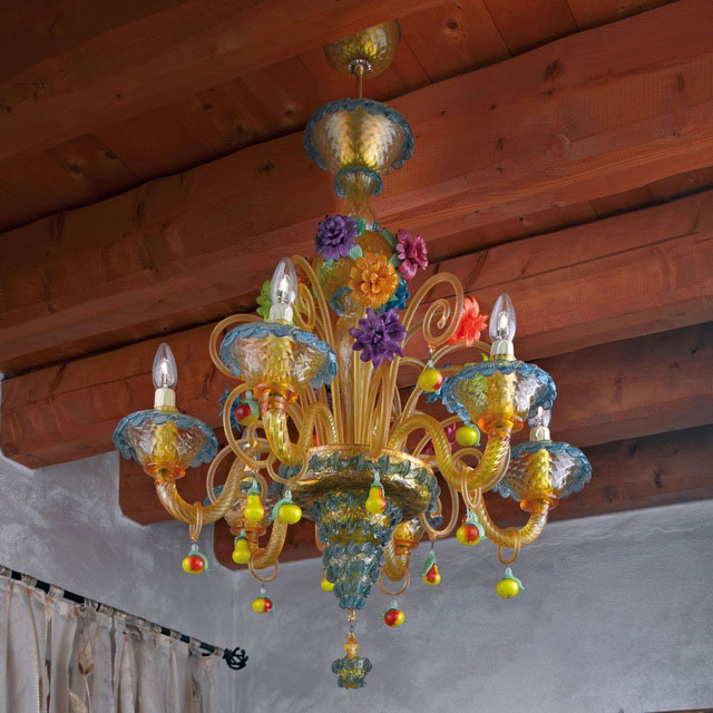 Fruttini Murano glass chandelier