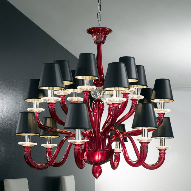 Banquo Murano glass chandelier