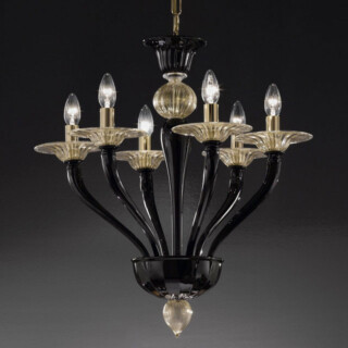 Macbeth Murano glass chandelier
