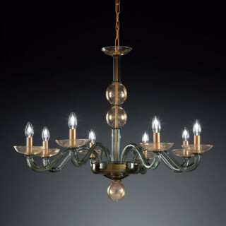 Tibaldo Murano glass chandelier