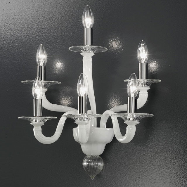 Macbeth Murano glass sconce