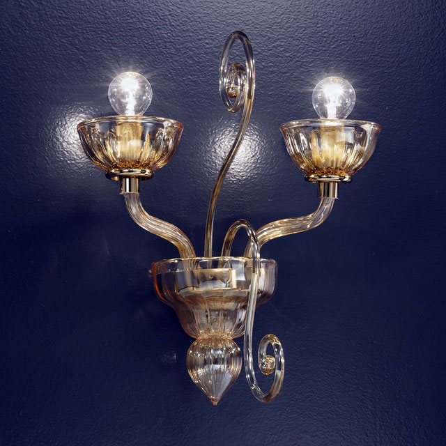 Bassanio Murano glass sconce