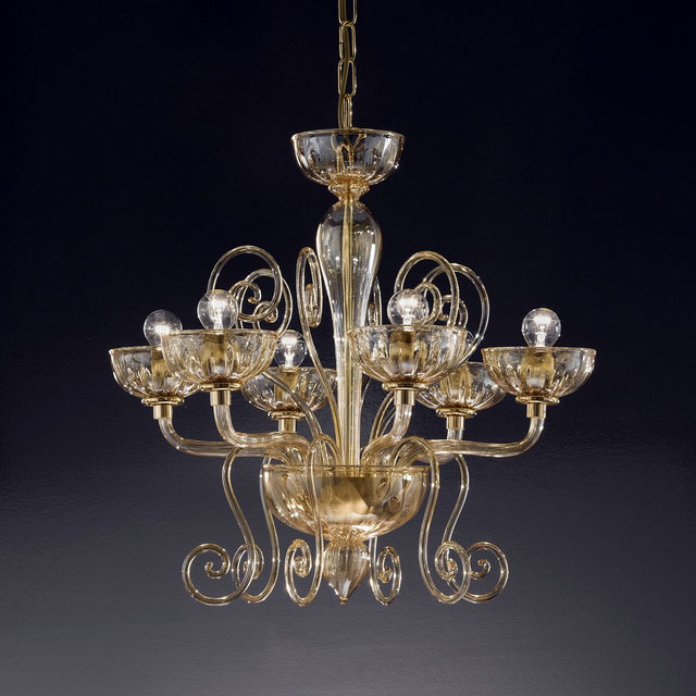 Bassanio Murano glass chandelier