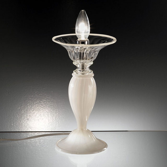 Taric Murano glass bedside lamp