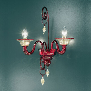 Taric Murano glass sconce