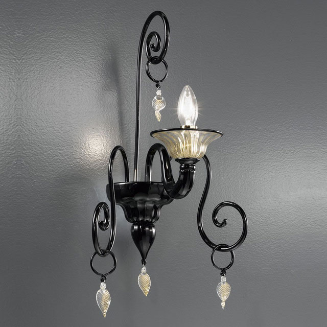 Taric Murano glass sconce