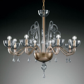 Duncan Murano glass chandelier