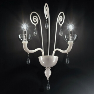 Duncan Murano glass sconce