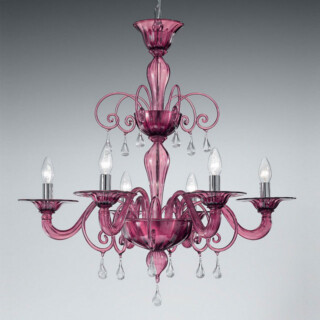 Gertrude Murano glass chandelier