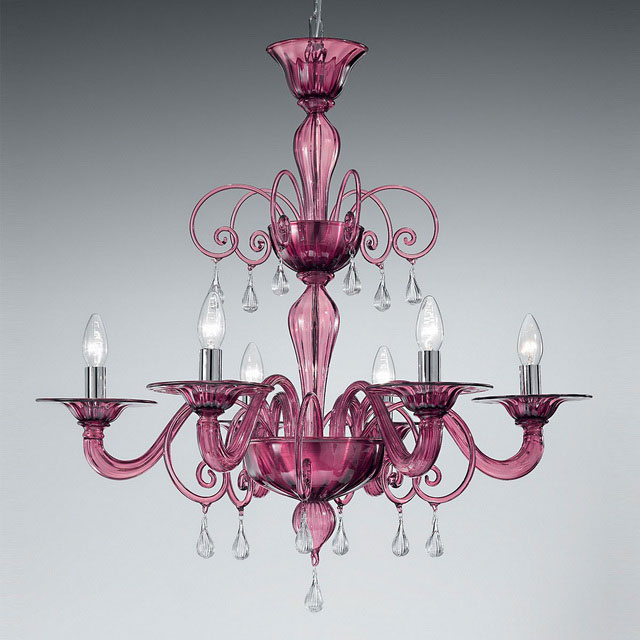 Gertrude Murano glass chandelier