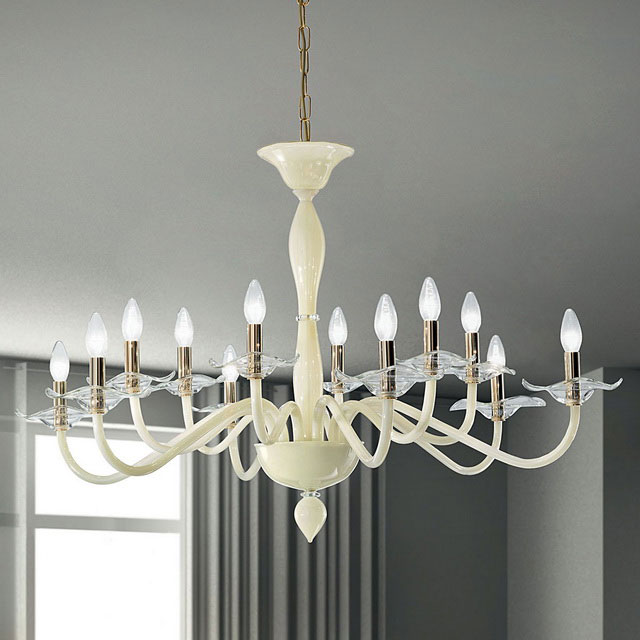 Aragona Murano glass chandelier