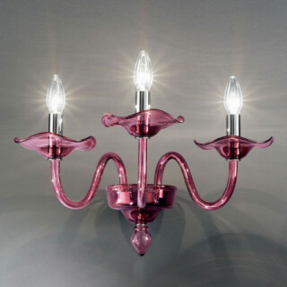 Aragona Murano glass sconce