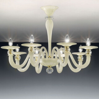 Ermione Murano glass chandelier