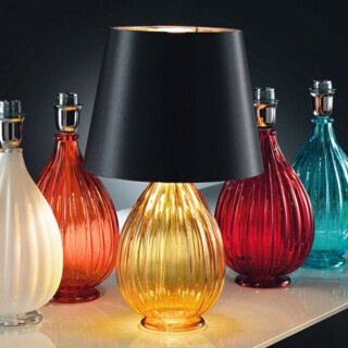 Fiasca Murano glass table lamp