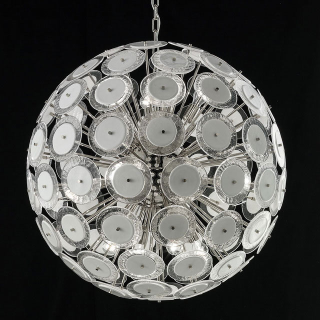 Globo Murano glass chandelier