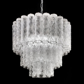 Tronchi Murano glass chandelier