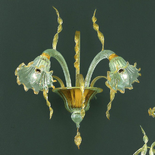 Mori Murano glass sconce