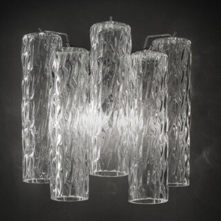Tronchi Murano glass sconce