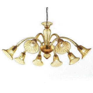 Giusto Murano glass chandelier