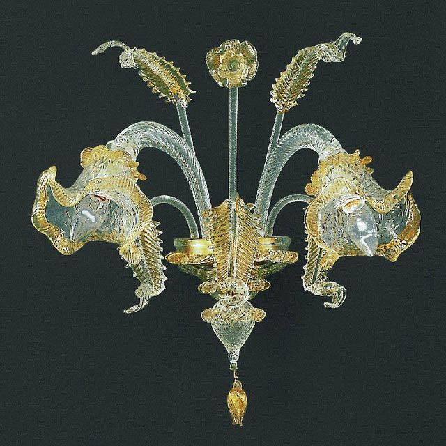 Canal Grande Murano glass wall sconce